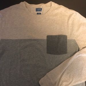 J. Crew Long Sleeve Pocket T Shirt
